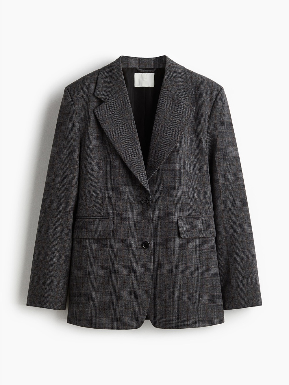 H&M Charcoal Plaid Skort Suit Set - Picture 2 of 10